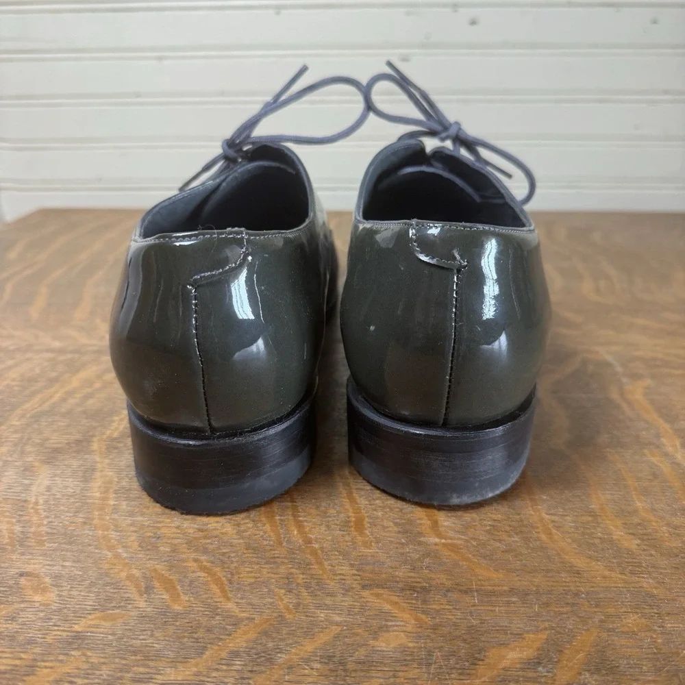 Stacy Baldwin Men's Black Cap Toe Oxford Dress Shoes US 9 EE